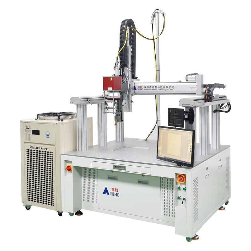 Square Single-Cell Lithium Battery Pack Gantry Laser Welding Semi-Automatic Laser Spot Welding Machine