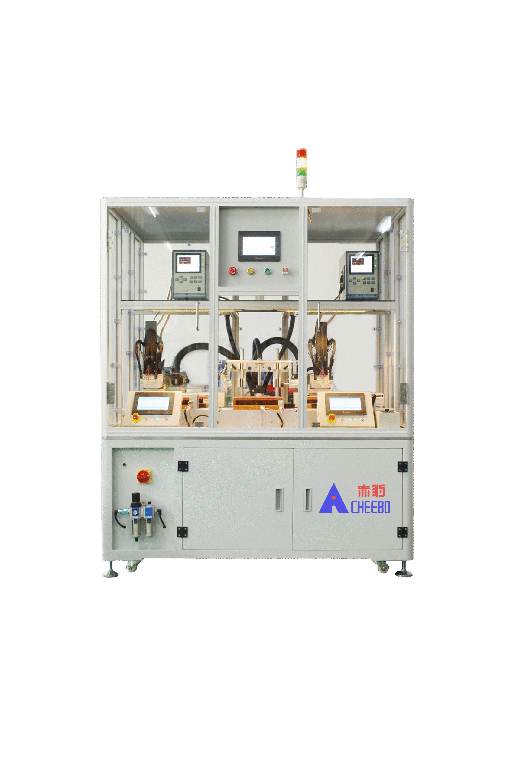 Fully automatic single-sided spot welding machine