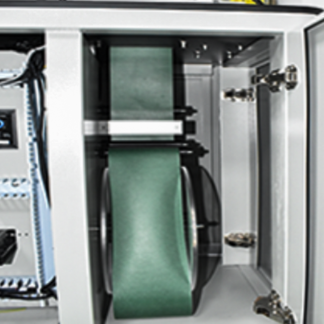 Cylindrical Automatic Battery Stickers Machine 18650 Lithium Ion Battery Stickers Machine 3