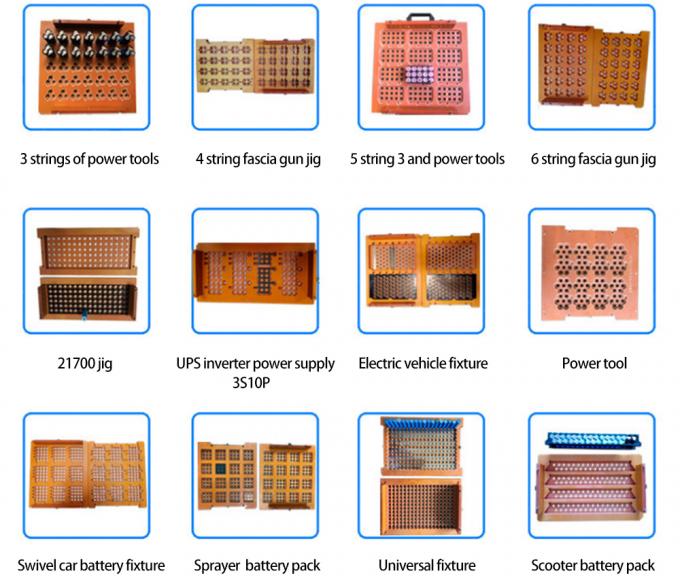 18650 Battery Pack Spot Welder Accessories Welding Jig Made Of Anti-Static Wood 3