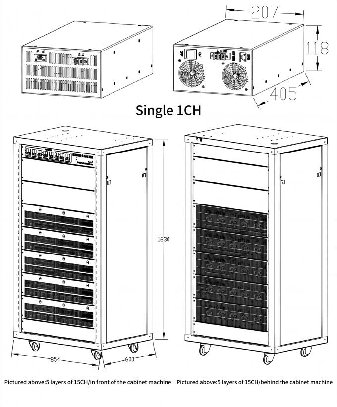 60V50A Battery Cell Testing System Cycle Life Tester Capacity Test Machine Charge Discharge Tester 3