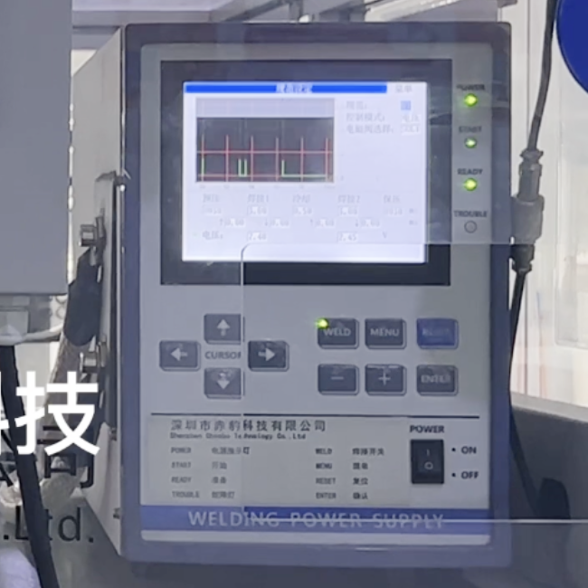 Double-Sided Precision Lithium Battery Spot Welder Eight Axis Rotary Welding Head 0