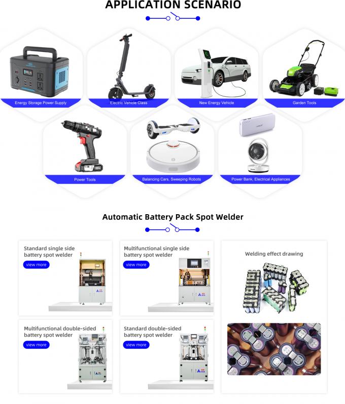 Automatic Cylindrical Battery Spot Welding Machine for 18650 21700 32650 Cells 9